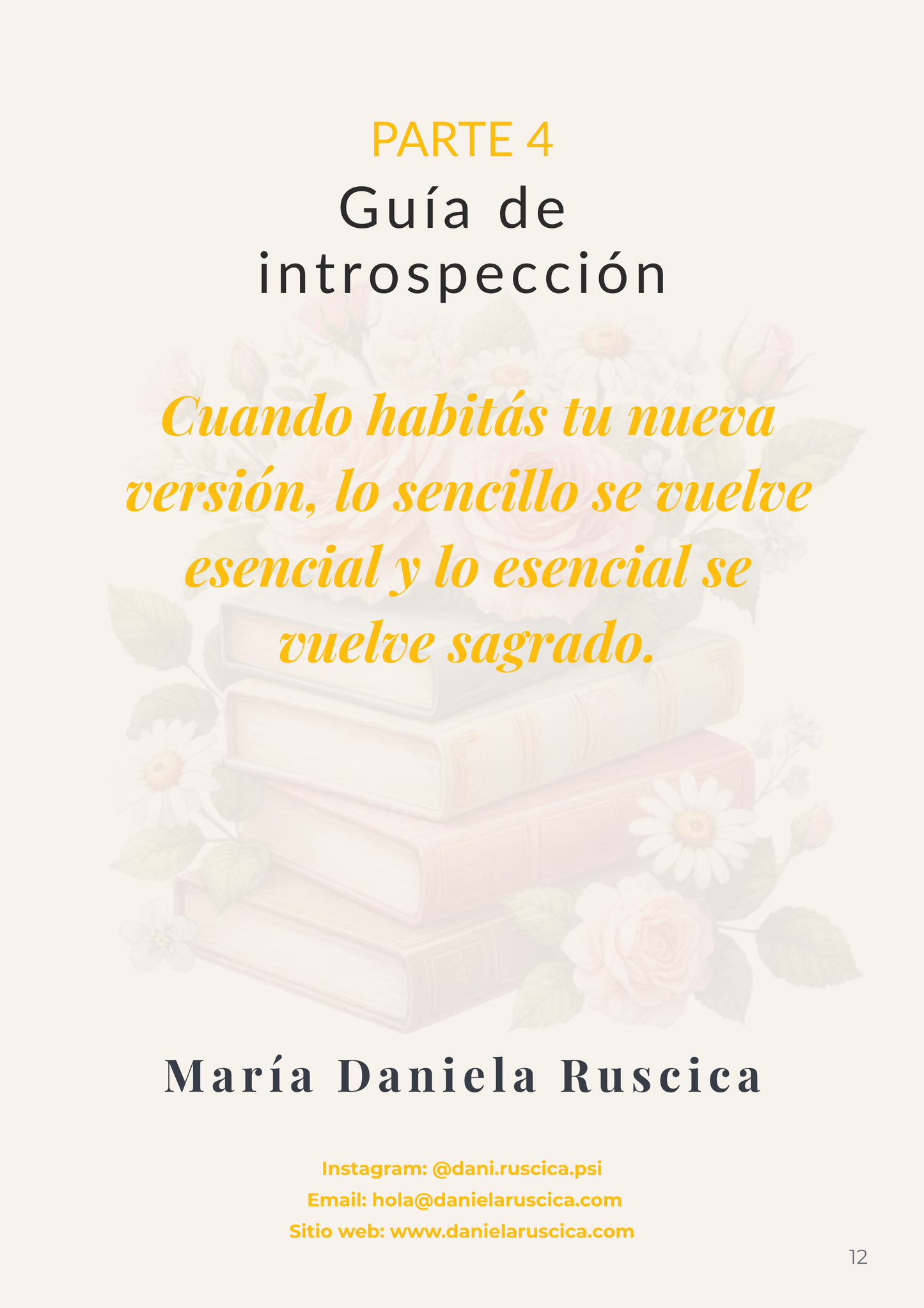 PARTE 4 – Habitar tu nueva versión