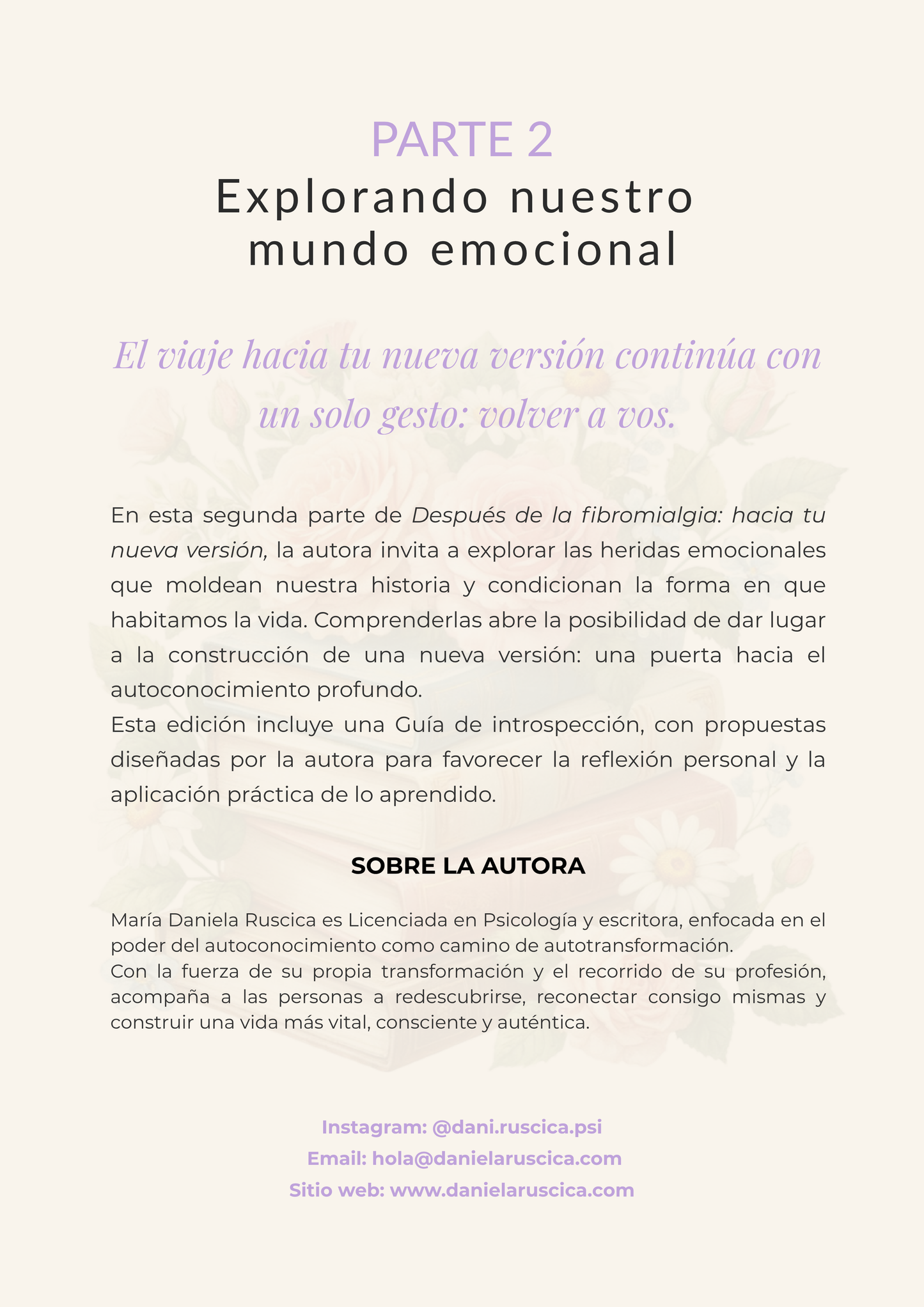 PARTE 2 – Explorando nuestro mundo emocional