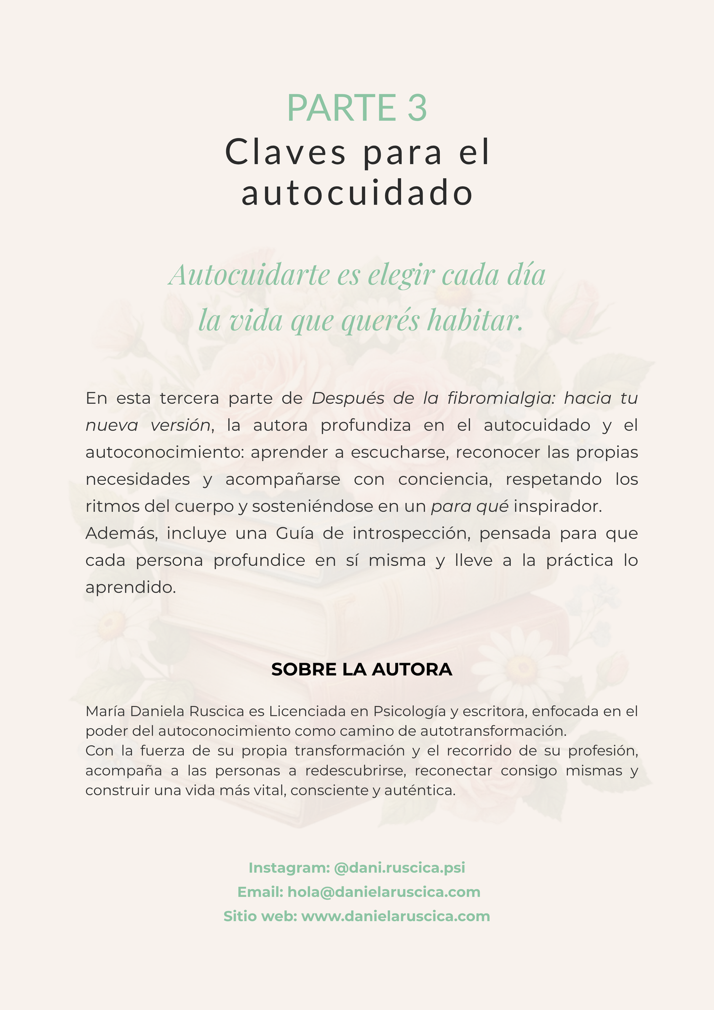 PARTE 3 - Claves para el autocuidado
